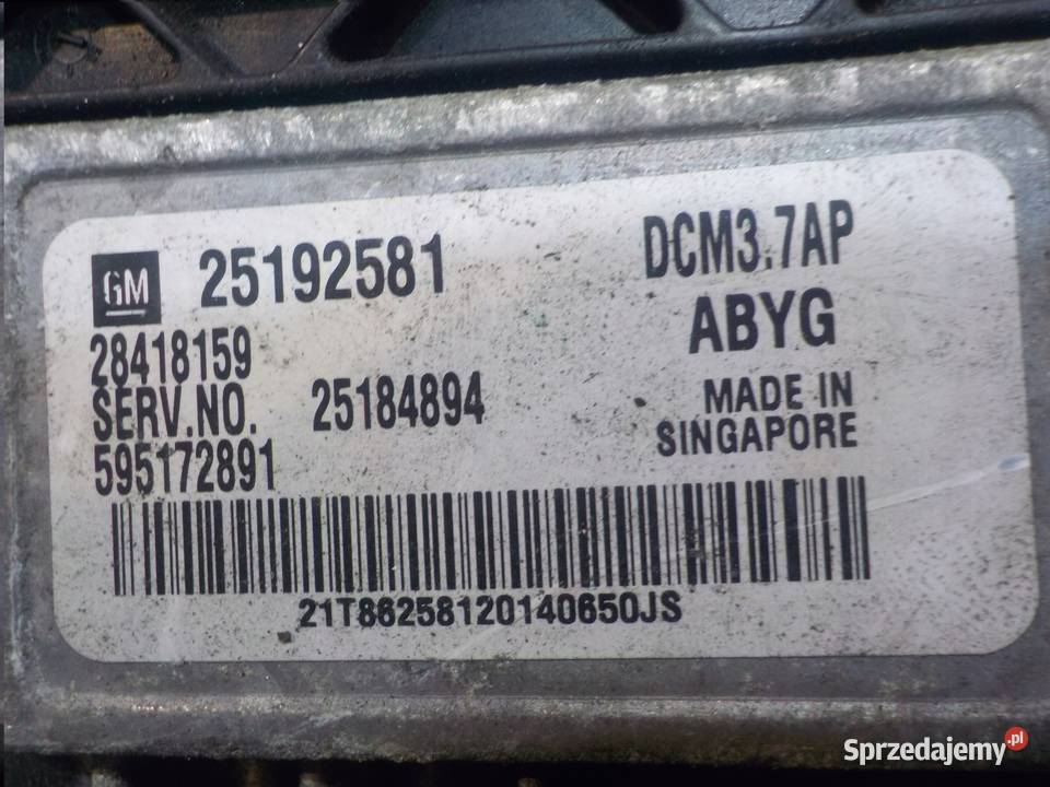 OPEL ANTARA LIFT 22 CDTI 14r sterownik komputer Suków