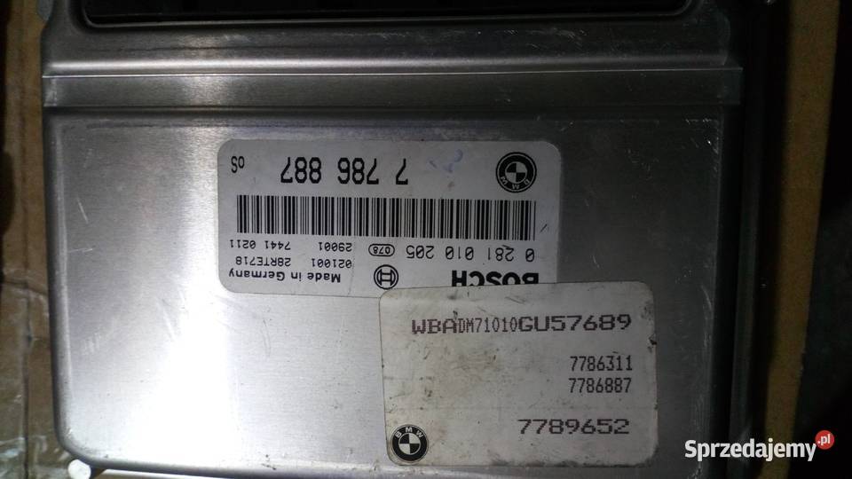 Sterownik BMW Komputer Rok produkcji 2000 Układ elektryczny