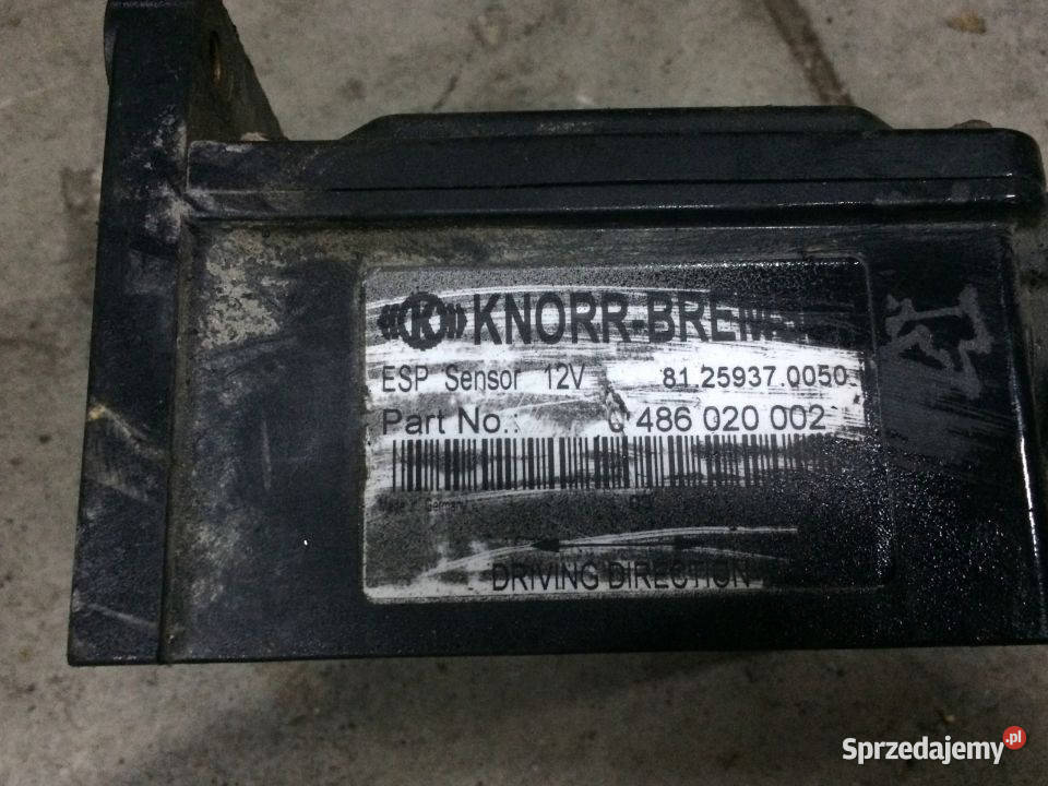 Sterownik ESP Man 81259370050 0486020002 Sensor ciężarowe Maszewo