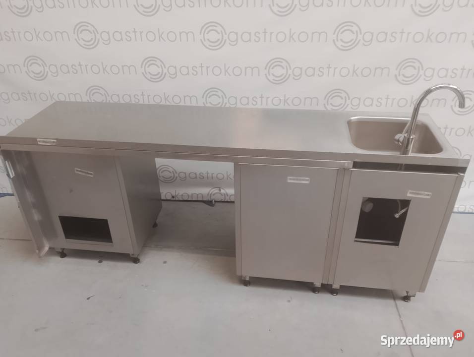 Stół ze zlewem miejscem na lodówkę i kubki dolnośląskie Wrocław