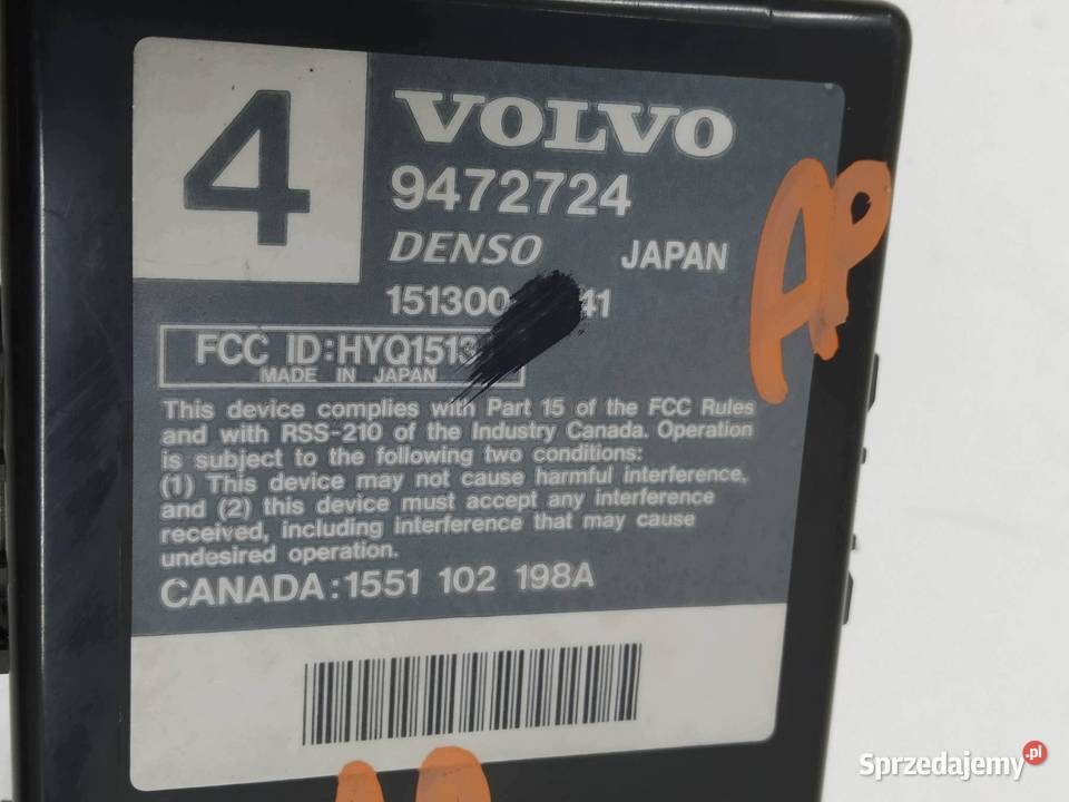 MODUŁ 9472724 Volvo S70 I 19962000 osobowe Komputery sprzedam