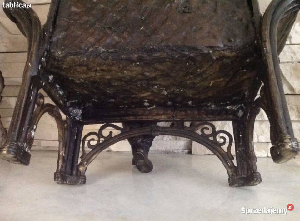 Ogromna i ciężka rzezba figura z brązu Dzieci na