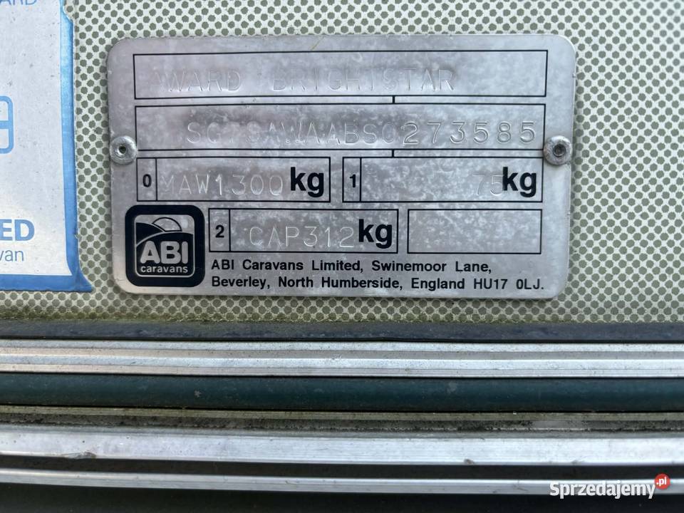 Sprzedam Przyczepa kempingowa Puławy