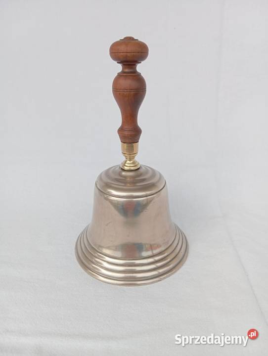 DZWONEK MOSIĘŻNY DUŻY STYLOWY CIĘŻKI Niemodlin