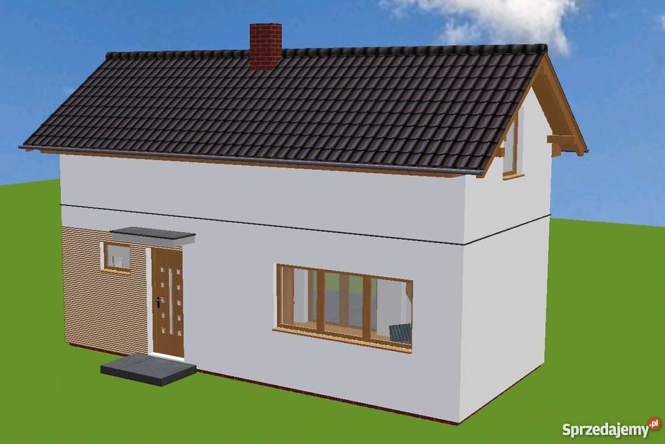Projekt domu ZG8c na zgłoszenie bez pozwolenia Łódź
