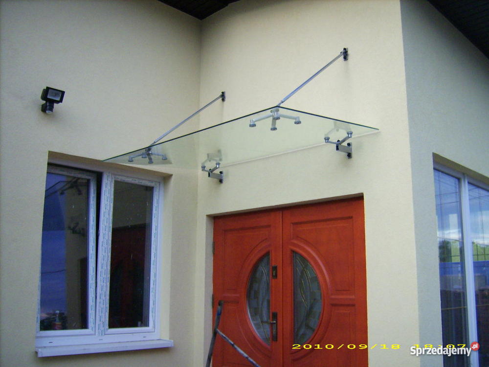 Daszek szklany dachy szkła zadaszenie szklane Gorlice