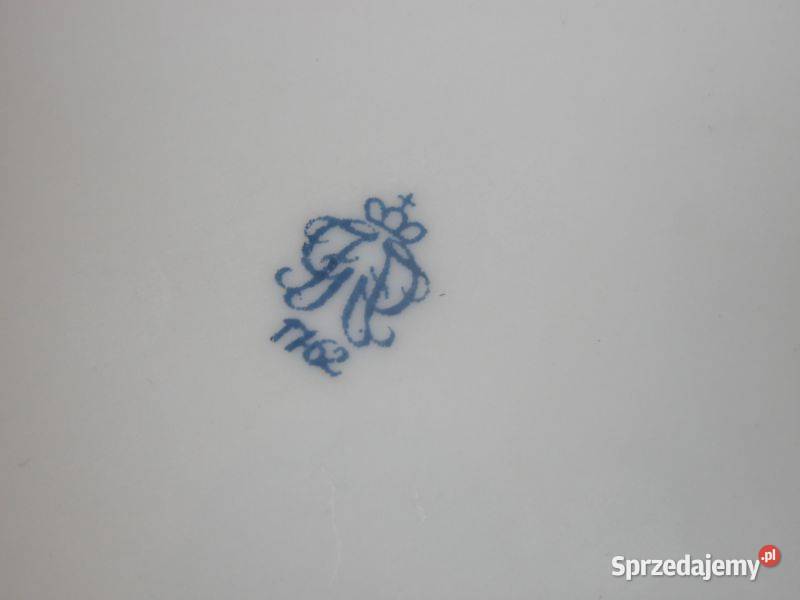 kolekcja starej sygnowanej porcelany wazon i