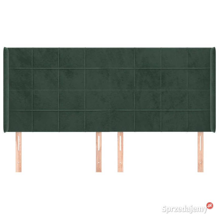 Zagłówek uszak ciemnozielony 203x16x118128 Warszawa