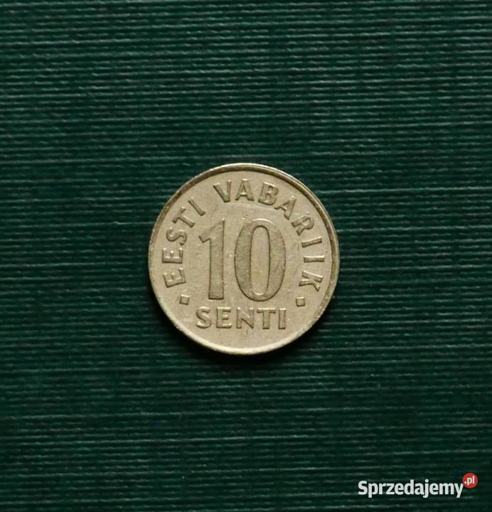 ESTONIA 10 senti 1991r Numizmatyka śląskie Gliwice