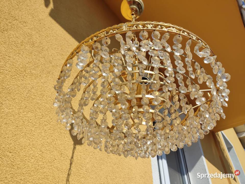 mosiężny żyrandol kaskadowy Gorzów Wielkopolski