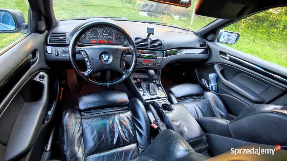 BMW E46 sedan 25i 192 alu 17 sporty czarny sufit Wołów