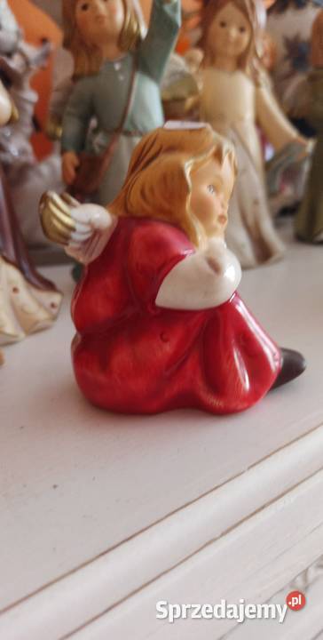 Anioł zamyślony Figurka GOEBEL Weihnacht Boże
