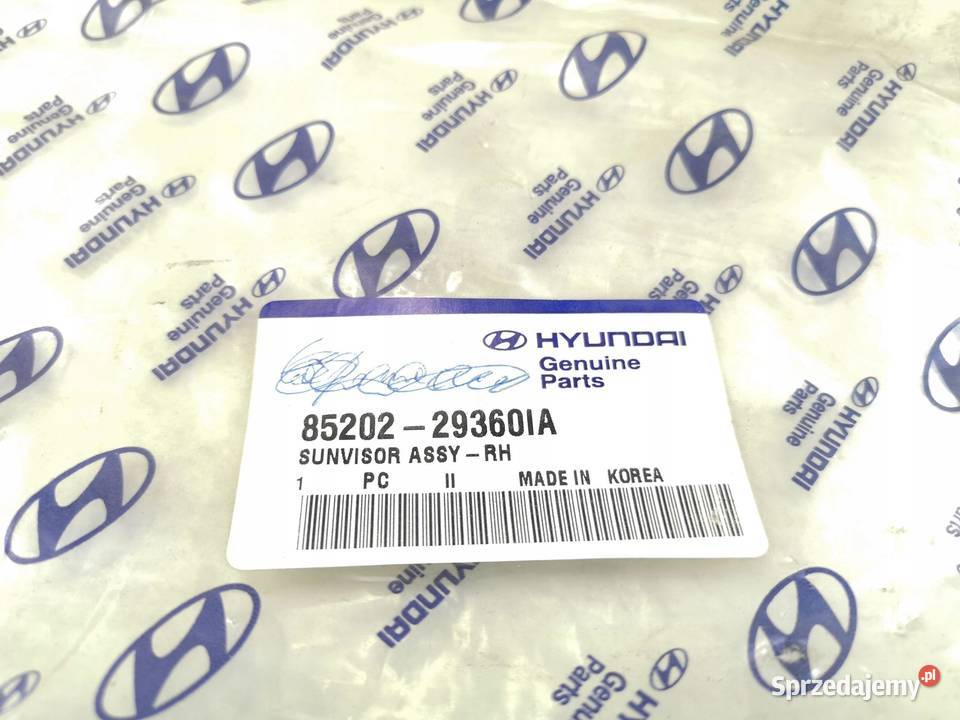 OSŁONA PRZECIWSŁONECZNA PRAWA HYUNDAI ELANTRA 96