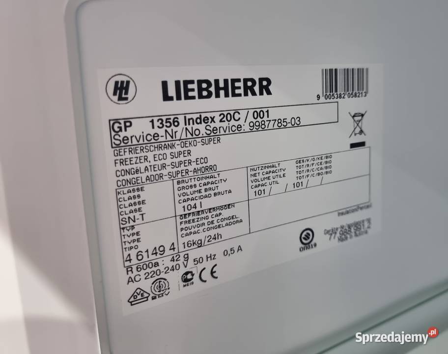 Niska zamrażarka szufladowa Liebherr Premium Wrocław