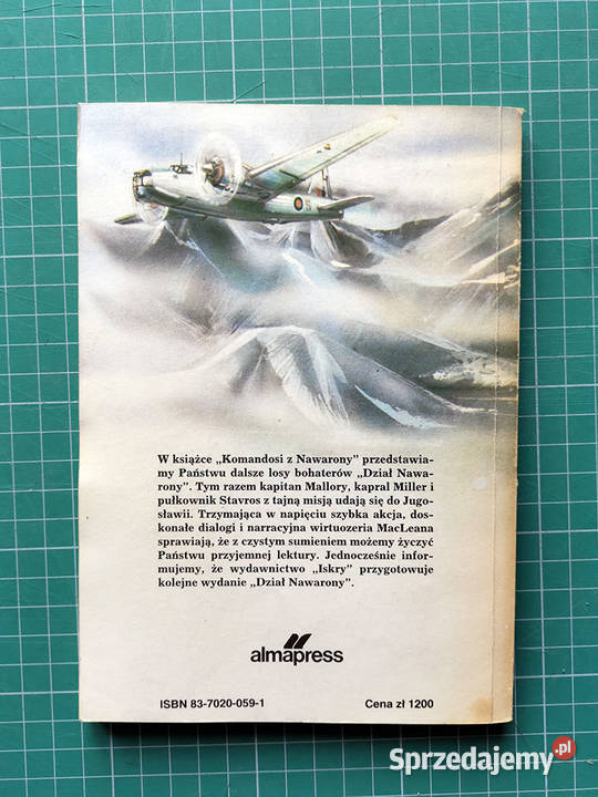 Alistair MacLean Komandosi z Nawarony Proza i poezja Gdańsk