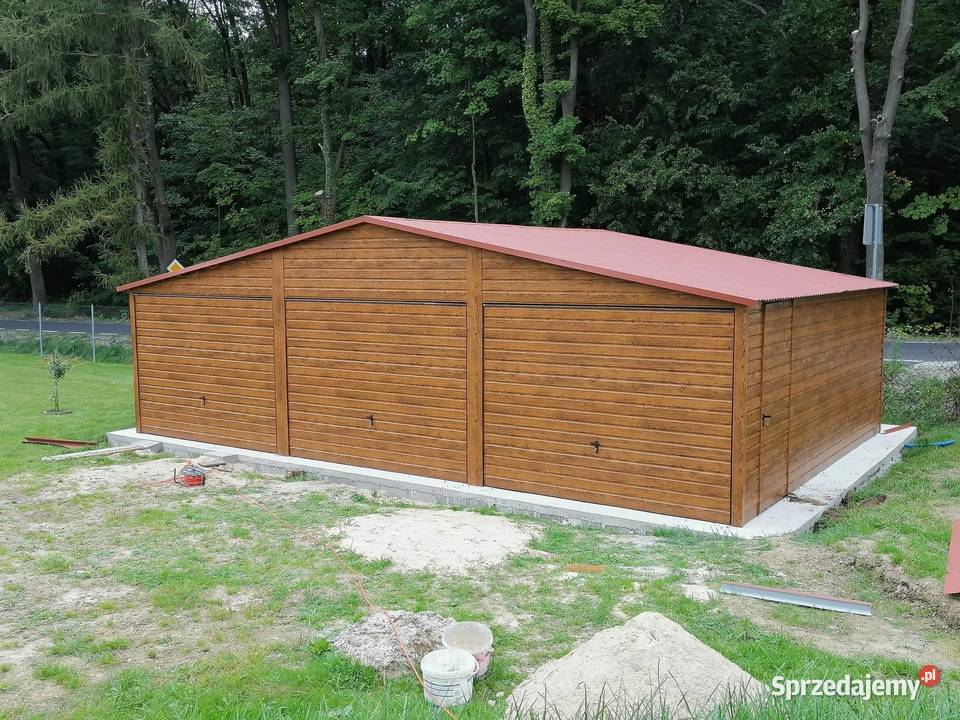Garaż Blaszany 4x6 dwuspadkowy dach profil 350zł/m2 Gorzów Wielkopolski