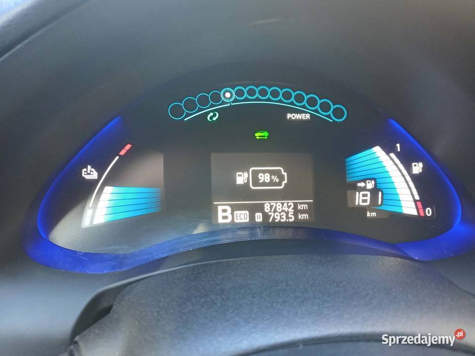 NISSAN LEAF 2016 30 kWh WERSJA NORDIC TEKNA Warszawa sprzedam