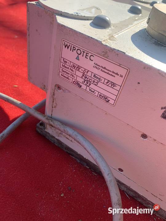 WIPOTEC IW8K01 waga kontrolna pomiar przetwornik mazowieckie