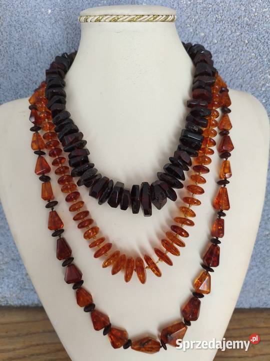 Naszyjnik Bursztyn Baltycki vintage podlaskie Białystok