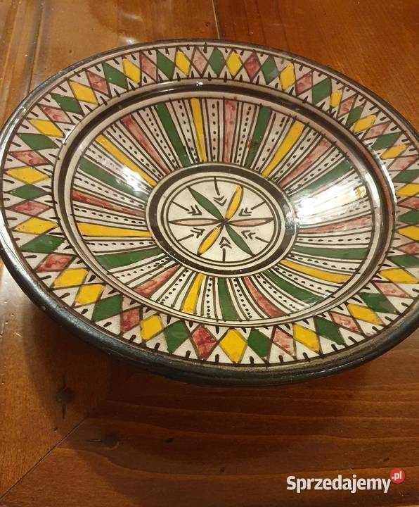 Marokański talerz do powieszenia ręcznie lubelskie