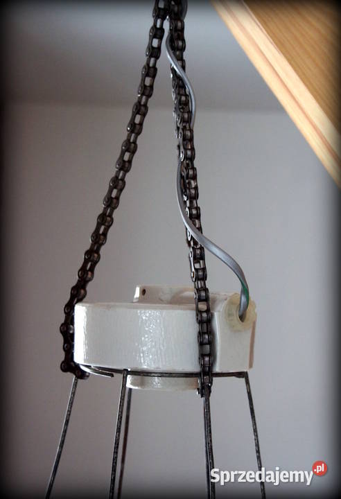 Lampa wisząca lampka sufitowa metalowa loft Leszno sprzedam