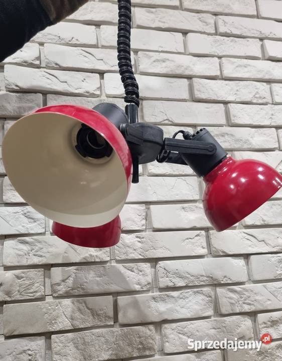 POLAMPGDAŃSK Lampa PRL wisząca kinkiet vintage Solnica