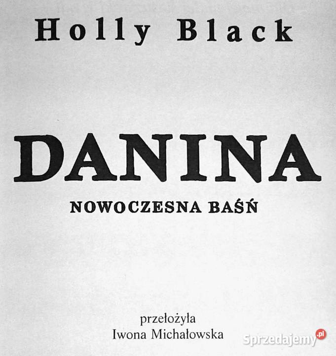 Danina Nowoczesna baśń Holly Black miękka Chełm
