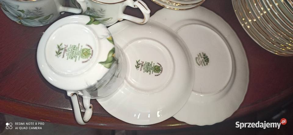 Filiżanka z talerzykiem deserowym Royal Albert Porcelana i szkło pomorskie Gdańsk