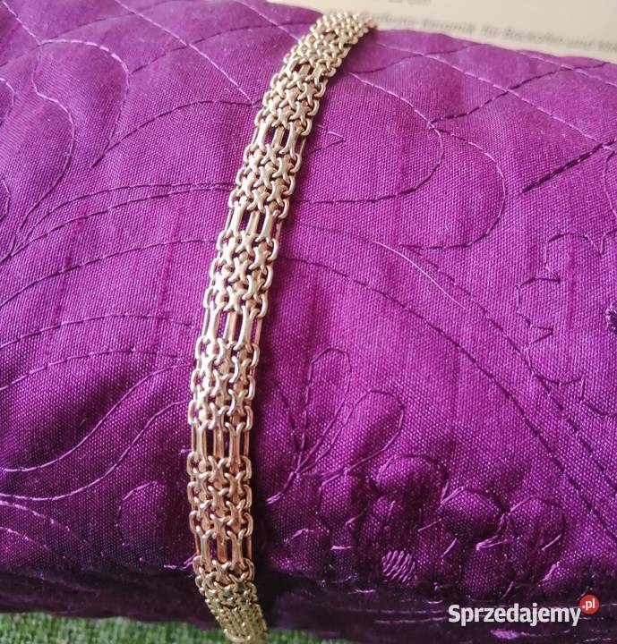 bransoletka damska złoto 585 waga 8g nowa Koszalin