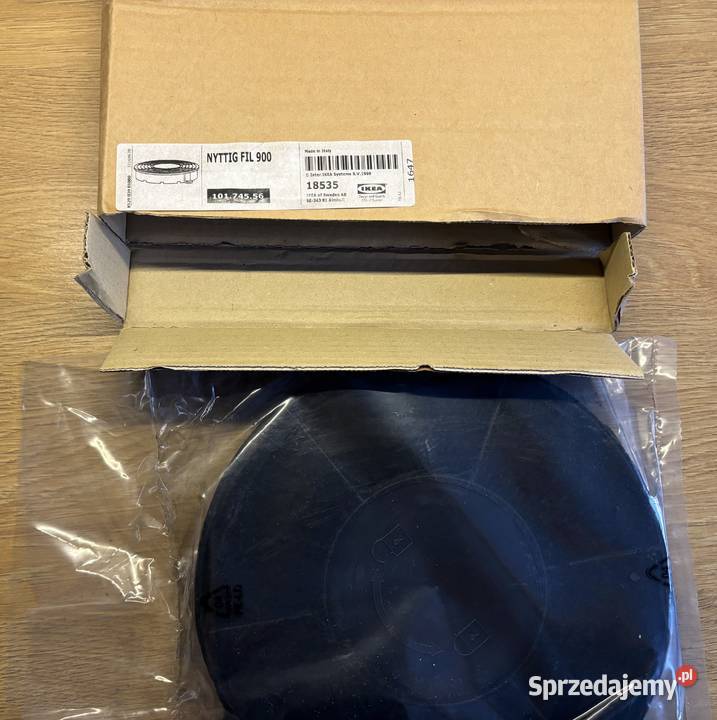 Filtr z węgla drzewnego Nyttig Fil 900 Szczecin sprzedam