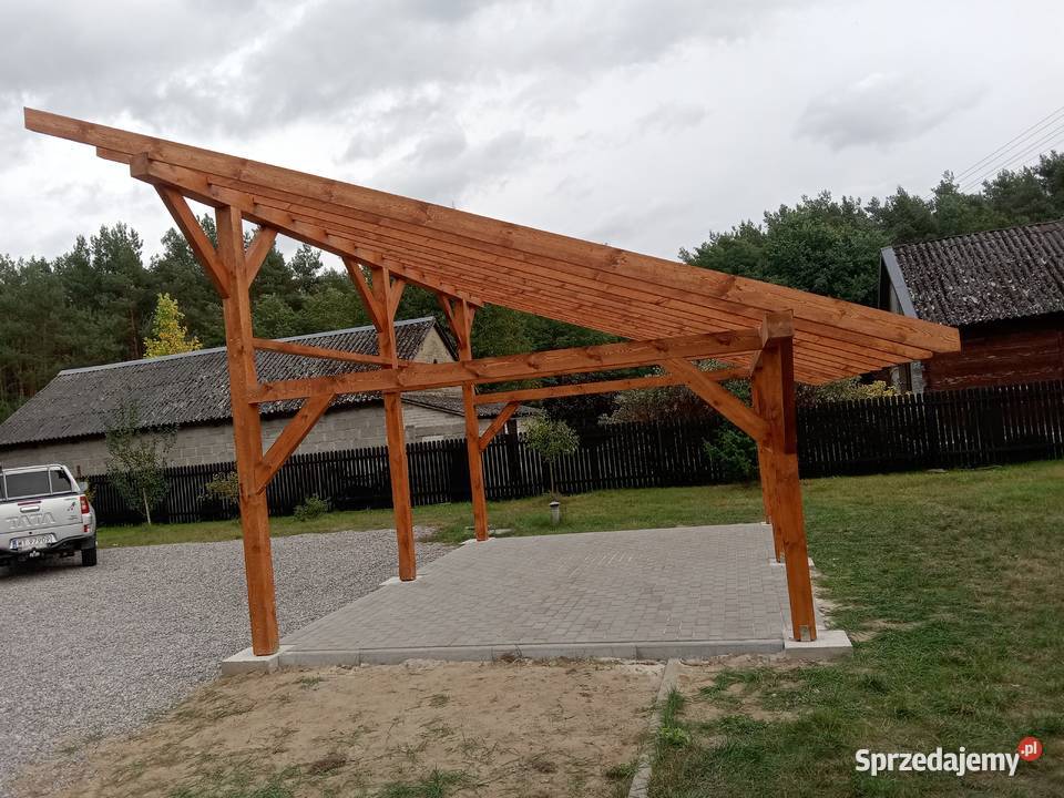Wiata pod fotowoltaikę o wymiarze 75 x 6 Warszawa