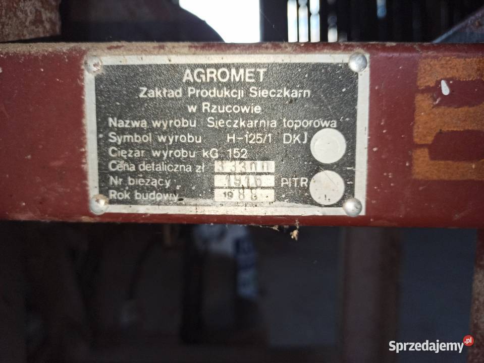 Sieczkarnia do słomy siana Ryki sprzedam