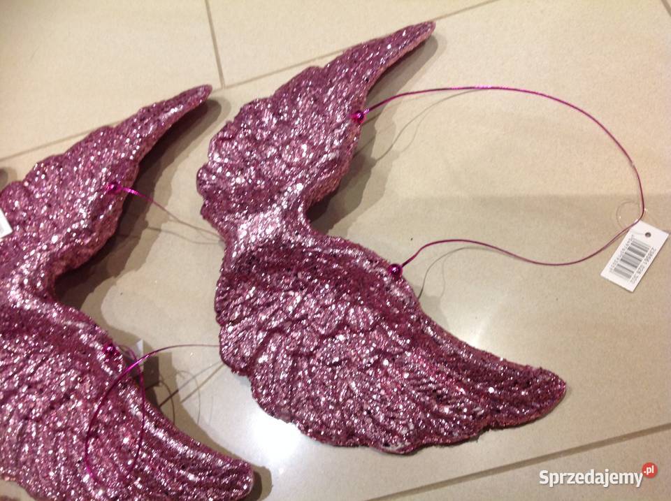 Skrzydła Anielskie Brokatowe Styropianowe Nowa Sól