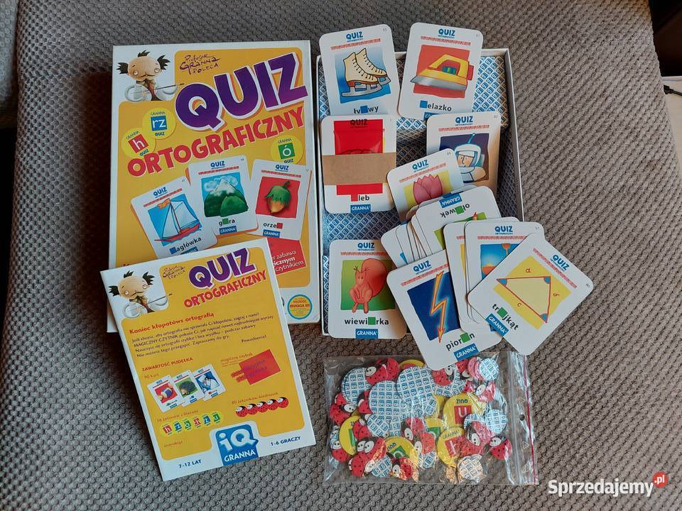QUIZ ortograficzny Edukacyjne małopolskie Kraków sprzedam