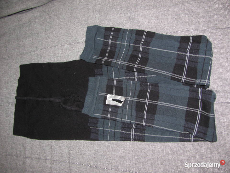 legginsy w kratę BLEUFORET kolorowy Zamość