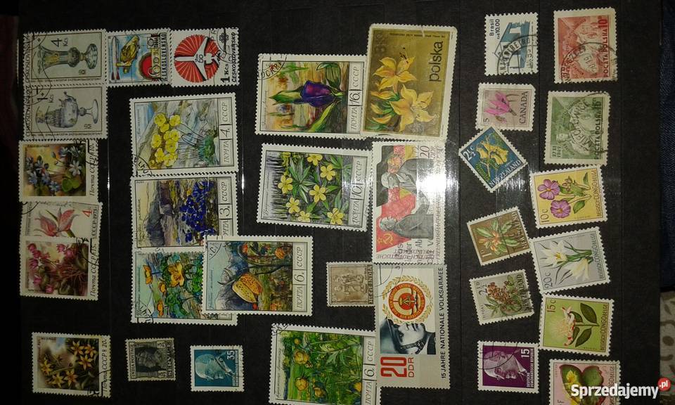 Duża kolekcja starych znaczków pocztowych małopolskie Czchów