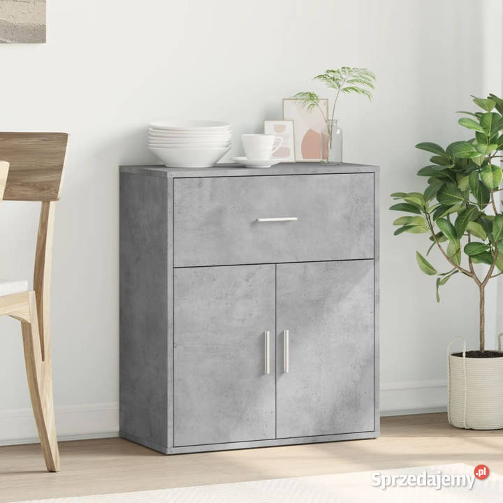 Szafka szarość betonu 60x31x70 materiał Warszawa