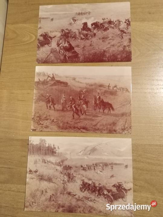 Zestaw Pocztówek Panorama Racławicka 11 sztuk dolnośląskie Wałbrzych