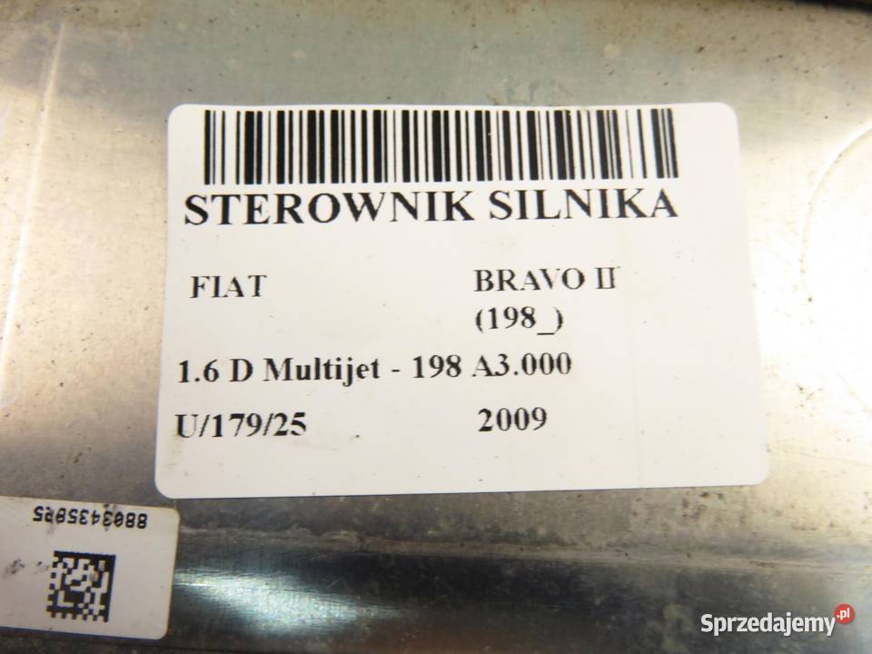 STEROWNIK FIAT BRAVO II 16 D 0281016196 51852323