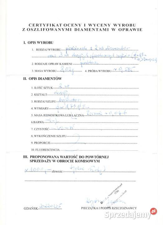 Złoty Pierścionek Próby 585 303g Rozmiar 10 warmińsko-mazurskie Elbląg