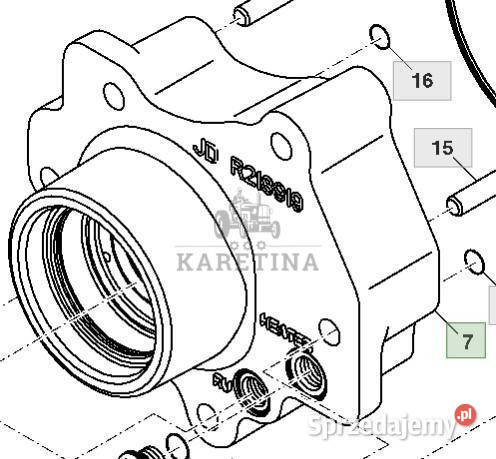 John Deere 8130 8230 8330 8430 8530 Obudowa Jastrzębniki