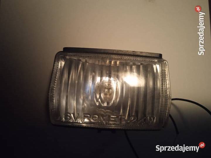 Lampka przednia Romet Wigry jubilat z PRLu Kielce