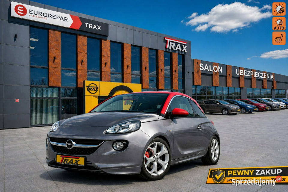 Opel Adam 14 TURBO S 150 Fotele Sportowe Recaro klimatyzacja łódzkie Łódź