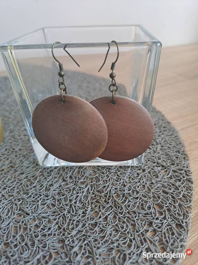 33 kolczyki brązowe Wrocław