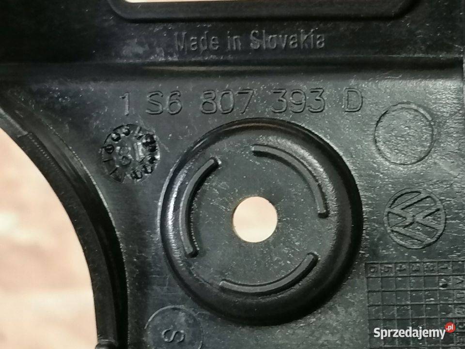 VW UP CITIGO ŚLIZG ZDERZAKA LEWY TYŁ 1S6807393D Pozostałe wielkopolskie