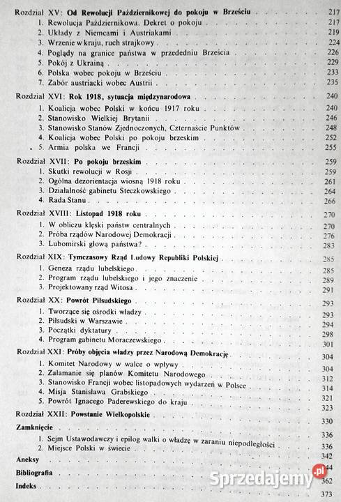 Odbudowa państwa Polskiego 19141918 J Pajweski sprzedam