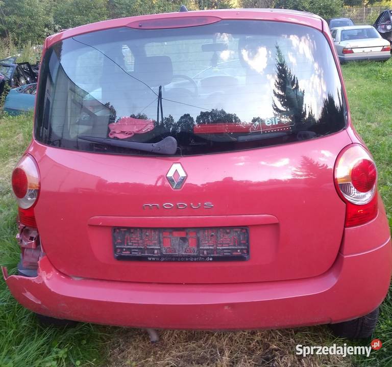 Renault Modus 2005r klapa tył kompletna OV797 osobowe Dębno
