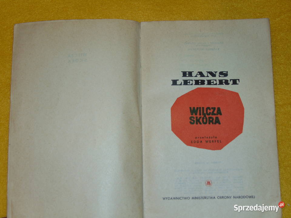 Wilcza skóra Hans Lebert Książki i Podręczniki Lublin sprzedam