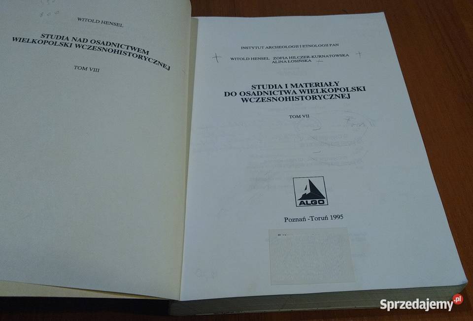 Studia i materiały do osadnictwa Wielkopolski historia, archeologia Gdańsk