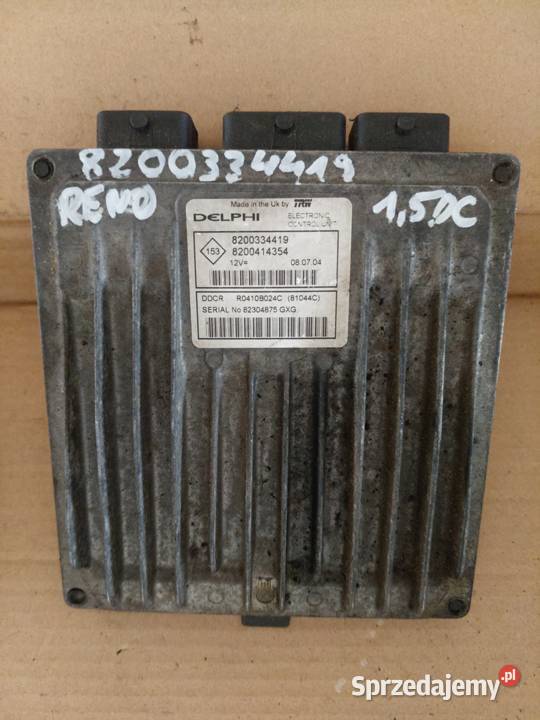 RENAULT 15 DCI komputer sterownik 8200334419 Kielce
